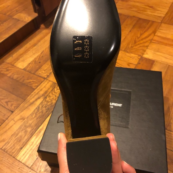 Saint Laurent brown suede fringe Ankle booties - Picture 3 of 7